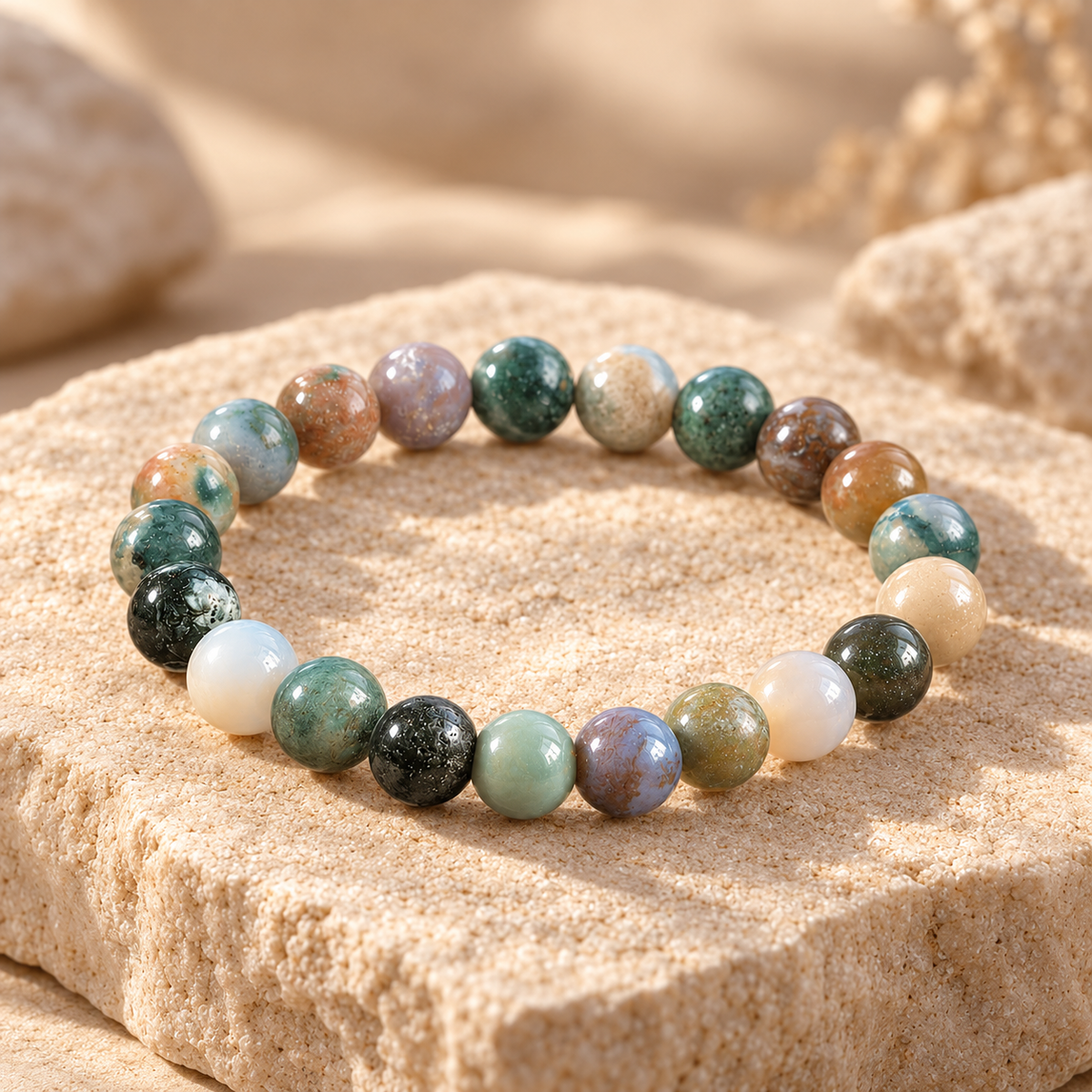 Bracelet en Agate Indienne