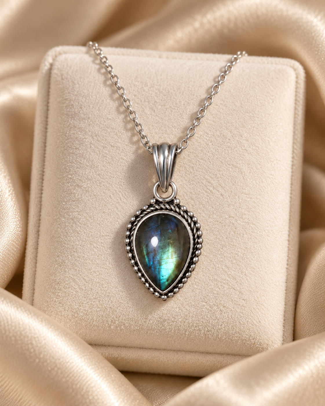 Pendentif en Labradorite