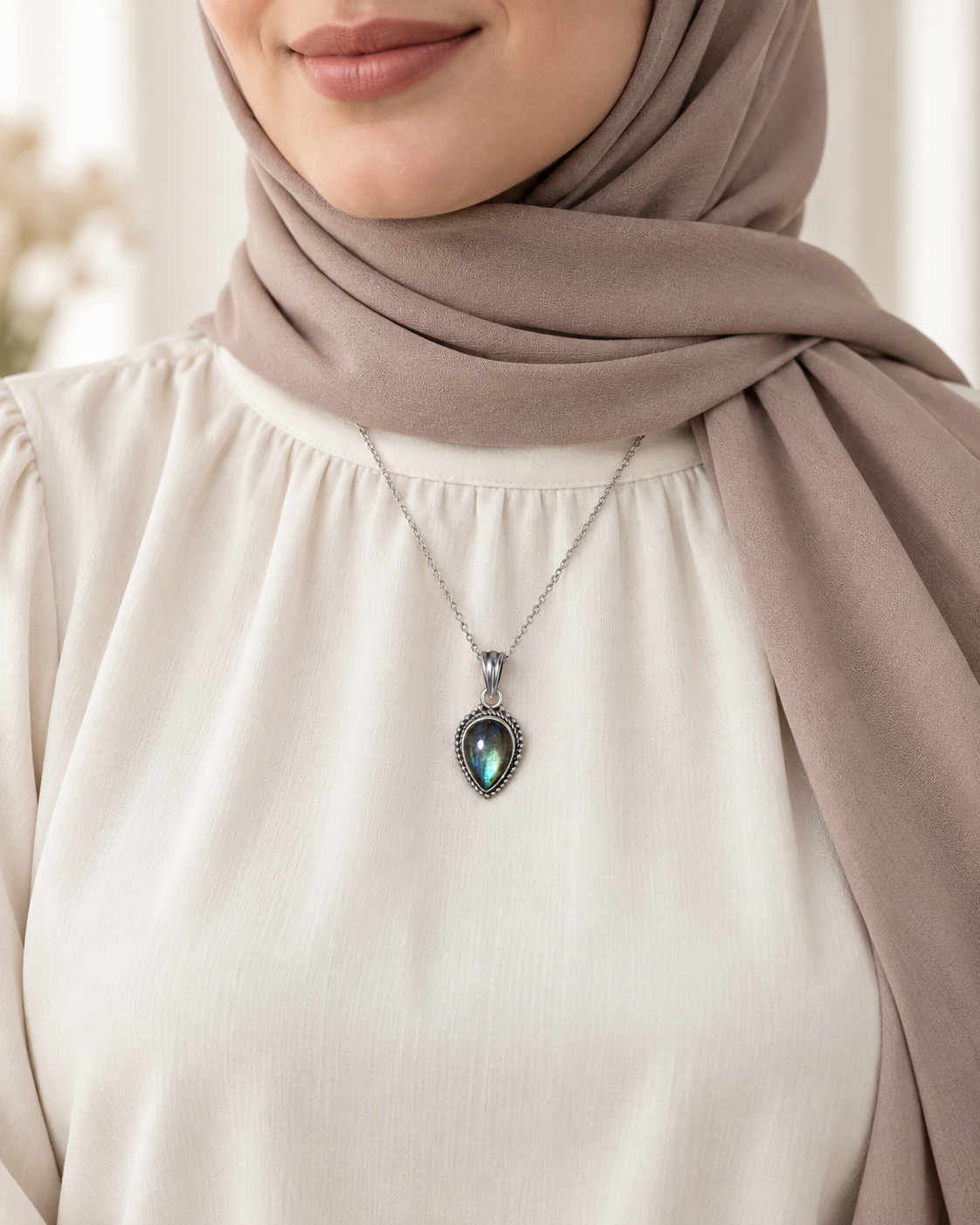 Pendentif en Labradorite